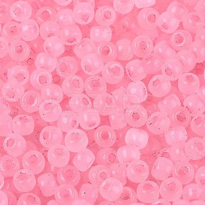 6/0 Transparent Inside Colours Glass Seed Beads SEED-N008-08P-1