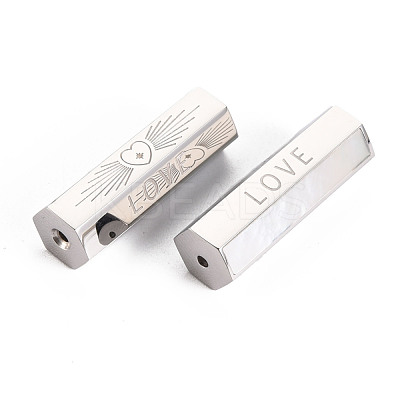 304 Stainless Steel Beads X-STAS-S116-289P-1