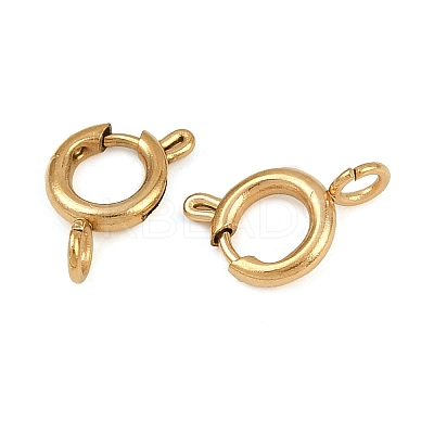 304 Stainless Steel Spring Ring Clasps STAS-B095-05C-G-1