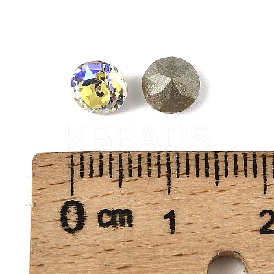 Glass Rhinestone Cabochons GLAA-A018-6mm-0001PS-1