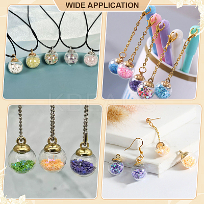 300Pcs 2 Colors Plastic Bead Cap Pendant Bails KY-ME0003-10-1