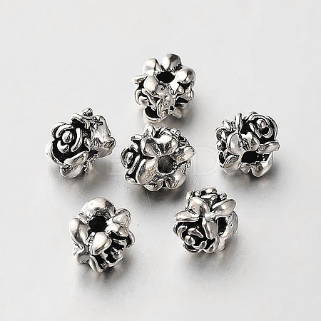 Tibetan Style Alloy Flower Beads LS-TIBEB-O004-54-1