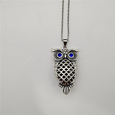 Owl pendant DIY handmade pendant jewelry necklace NU5581-1-1