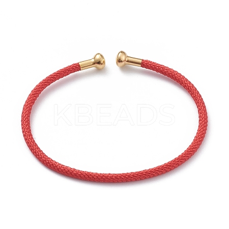Braided Carbon Steel Wire Bracelet Making MAK-A017-B11-1