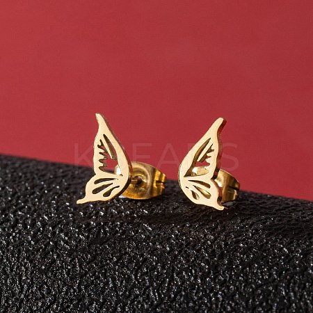 Stainless Steel Stud Earrings for Women PW-WGFE412-13-1
