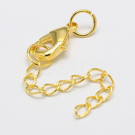 Eco-Friendly Brass Chain Extender LS-KK-M155-11G-A-NR-1