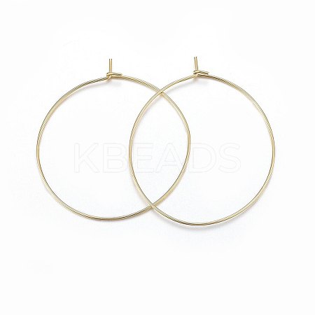 316 Surgical Stainless Steel Hoop Earrings LS-X-STAS-P210-26G-01-1