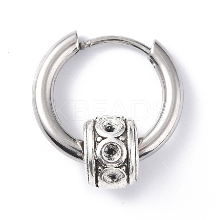 304 Stainless Steel Hoop Earrings Finding LS-STAS-B030-04-1