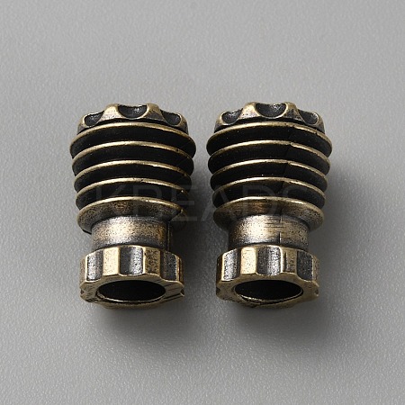 Brass EDC European Beads KK-WH0081-63AB-1