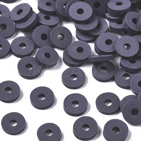Handmade Polymer Clay Beads CLAY-R067-6.0mm-B04-1