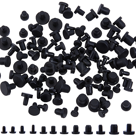120Pcs 12 Styles Silicone Bottle Seal Plug FIND-GF0008-87-1