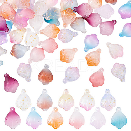 96pcs 8 colors Handmade Lampwork Pendants LAMP-PH0001-23-1