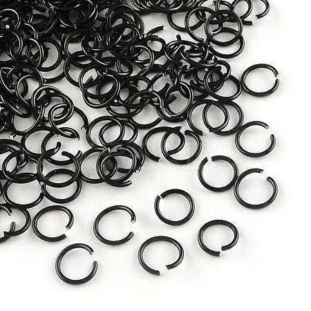 Aluminum Wire Open Jump Rings ALUM-R005-1.0x10-10-1