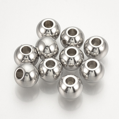 Tarnish Resistant 304 Stainless Steel Spacer Beads X-STAS-T021-8-1
