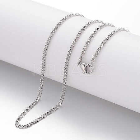 304 Stainless Steel Necklace STAS-J023-03P-1