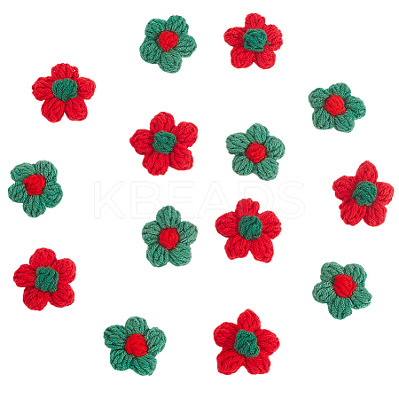 30Pcs 2 Colors Combed Cotton Ornament Accessories AJEW-CP0009-40-1