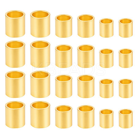 90Pcs 3 Styles 925 Sterling Silver Tube Beads FIND-PH0028-57G-1