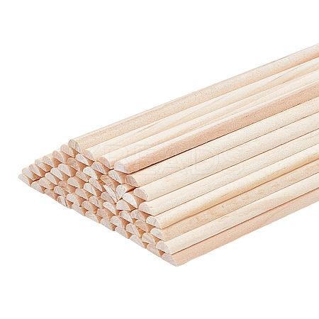 50Pcs Wood Craft Sticks DIY-OC0013-82A-1
