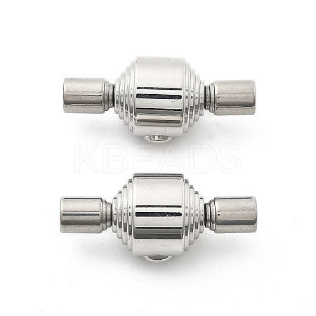 304 Stainless Steel European Clasps STAS-Z115-04P-04-1