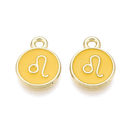 Alloy and Enamel Charms ENAM-T021-28I-1