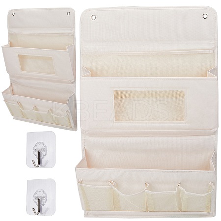 Non-woven Fabrics Mesh Hanging Jewelry Roll Storage Bags ABAG-WH200010-06B-1
