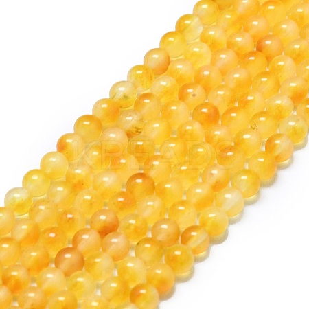 Natural Malaysia Jade Beads Strands G-L645-C01-6mm-27-1