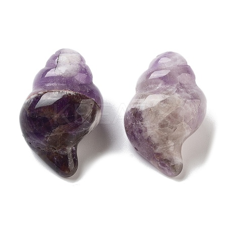 Natural Amethyst Carved Figurines DJEW-L023-H09-1