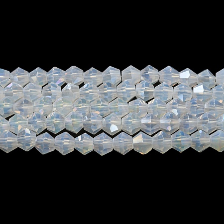 Imitation Jade Electroplate Glass Beads Strands LS-EGLA-A039-J2mm-B05-1