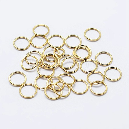 925 Sterling Silver Saw Cut Open Jump Rings STER-F036-02G-0.7x6mm-1