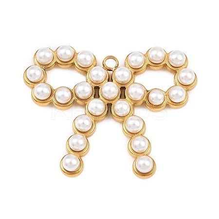 304 Stainless Steel Pendants STAS-P430-07G-1