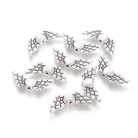 Tibetan Style Alloy Angeltee Beads LS-TIBEB-5494-AS-NR-1
