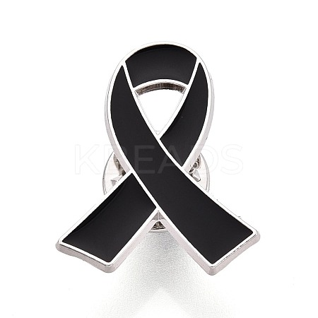 Awareness Ribbon Alloy Enamel Lapel Pins for Backpack Clothes JEWB-N009-03P-1