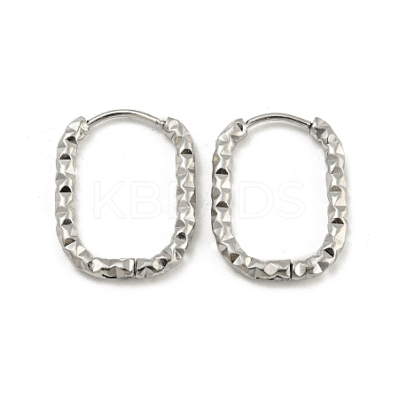 Non-Tarnish 304 Stainless Steel Hoop Earring STAS-A091-17A-P-1