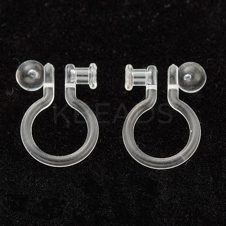 Plastic Clip-on Earring Findings KY-P001-10B-1