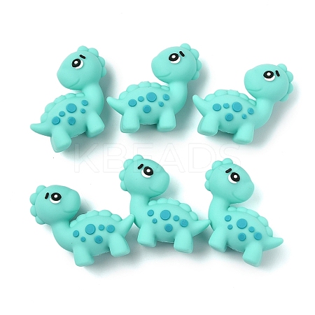 6Pcs Food Grade Eco-Friendly Silicone Beads SIL-YW0002-11B-1