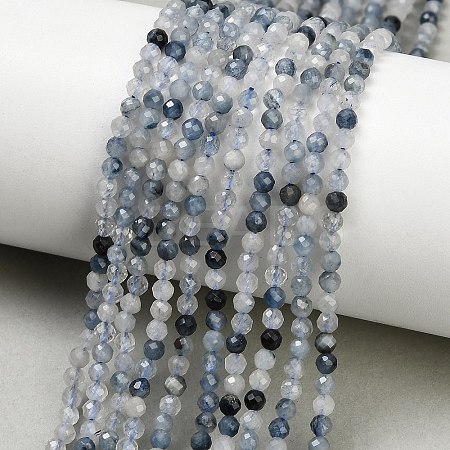 Natura Blue Rutilated Quartz Beads Strands GG-CBA3921-A05-3mm-1