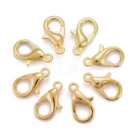 Zinc Alloy Lobster Claw Clasps E105-G-1