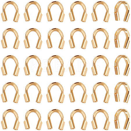 500Pcs Brass Wire Guardian KK-BBC0025-16B-G-1