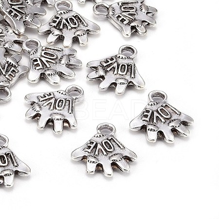 Tibetan Style Charms LS-QA-311Y-NF-1