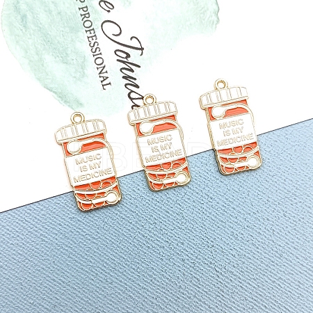 Music Jar Alloy Enamel Pendants PW-WG78364-02-1