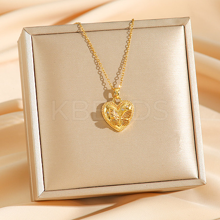 Brass Crystal Rhinestone Pendant Necklaces LS-NJEW-P331-01A-G-1