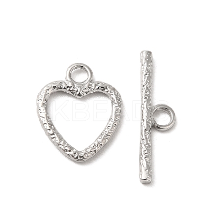 Non-Tarnish 304 Stainless Steel Toggle Clasps STAS-H212-11P-1