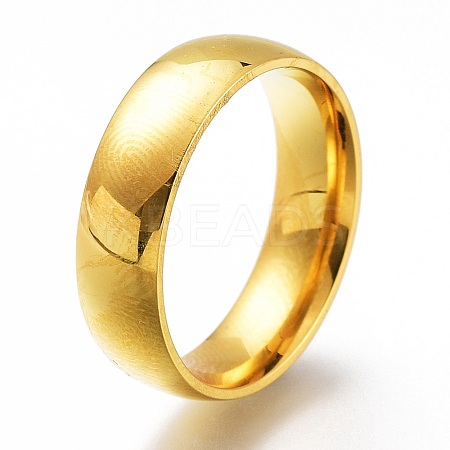 304 Stainless Steel Finger Rings RJEW-F110-13G-1