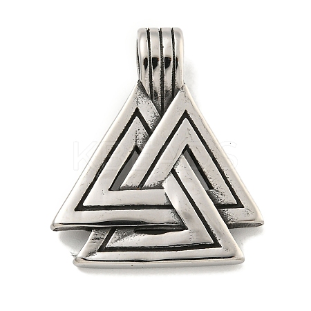 Viking 316 Surgical Stainless Steel Pendants STAS-E212-87AS-1