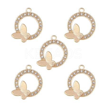 Alloy Crystal Rhinestone Pendants FIND-YW0001-98-1