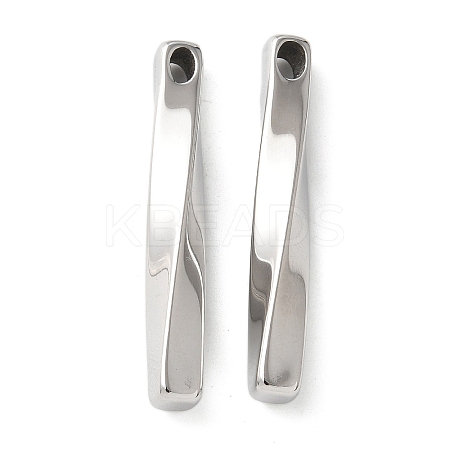 304 Stainless Steel Pendants STAS-U037-16P-1