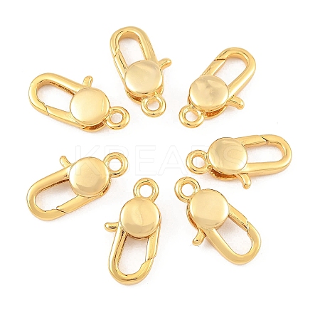 SHEGRACE Brass Lobster Claw Clasps XGR0014G-50G-1