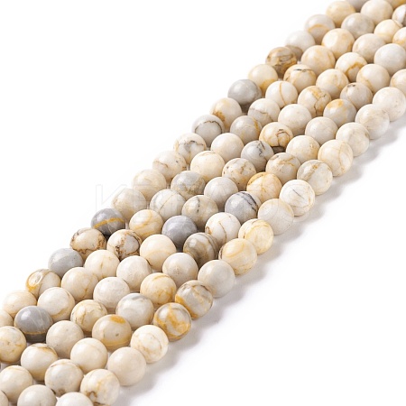 Natural HuBei Turquoise Beads Strands G-K317-A08-03-1