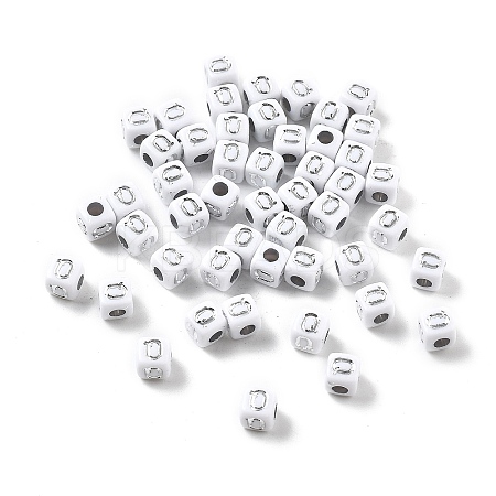 Opaque Acrylic Beads OACR-D282-06Q-1
