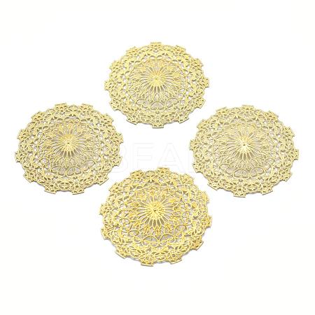 Brass Filigree Joiners KK-K184-14C-RS-1
